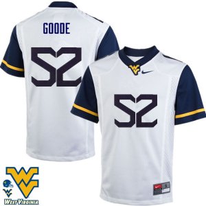 Men's West Virginia Mountaineers NCAA #52 Najee Goode White Authentic Nike Stitched College Football Jersey LL15W30UW